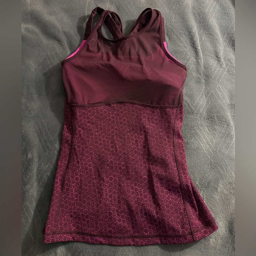 Lululemon Purple and Pink Top